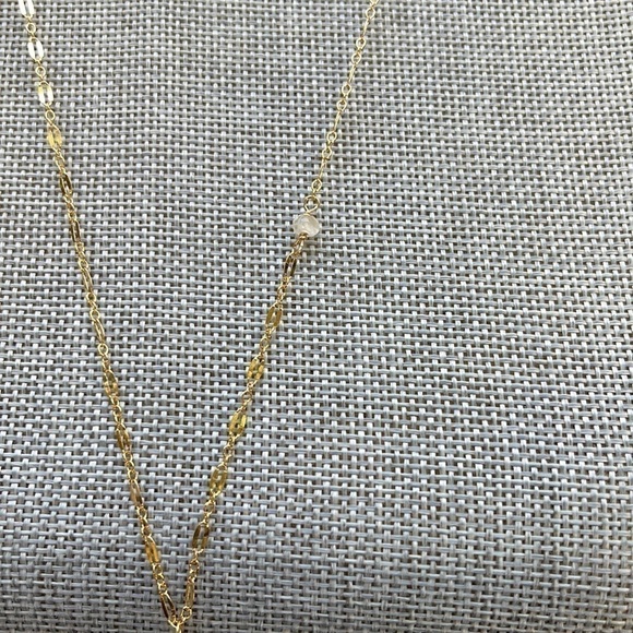 PEARL and Gold Long Necklace From Simply Pearls in Kauai Hawaii NEW 28 Inches - Picture 4 of 7